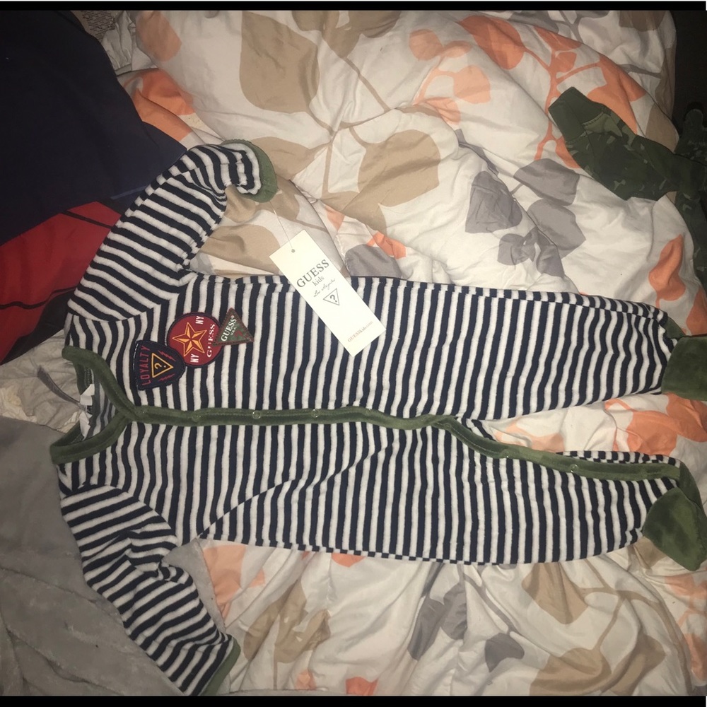 Guess footie pajamas